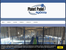 Tablet Screenshot of planetpadelindoor.com
